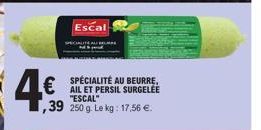 beurre Escal