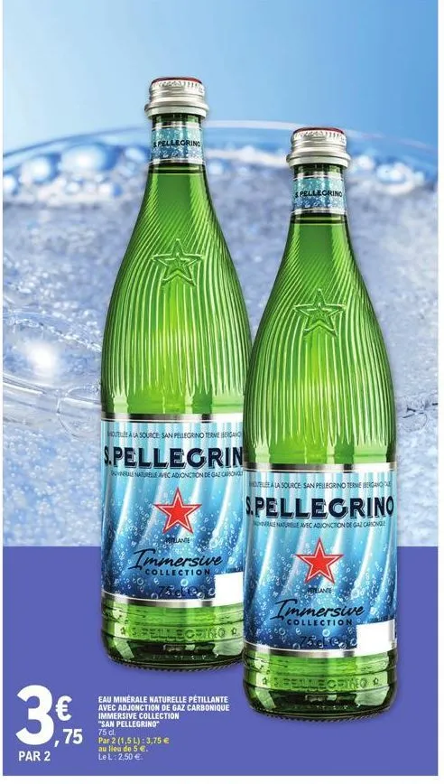 eau san pellegrino