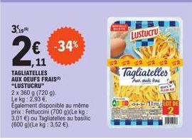 tagliatelles Lustucru