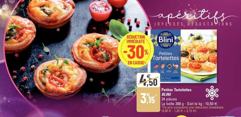 tartelettes Blini