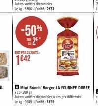 promos La fournée dorée