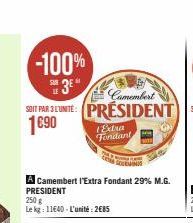 fondant Président