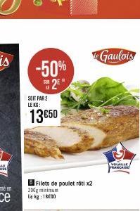 filets de poulet Le gaulois