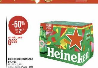 bière blonde Heineken