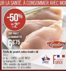 filets de poulet 