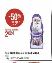 chocolat au lait Milka