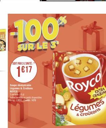 légumes Royco