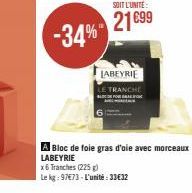 bloc de foie gras Labeyrie