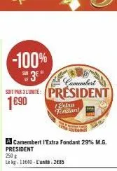 fondant président