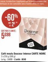 café moulu Carte noire