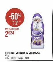 chocolat au lait milka