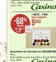 LE  -68% 5643  CAUNETTES  Casino  2 Max  SEAUMETRIL 