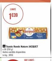 toasts Jacquet