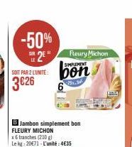 jambon Fleury Michon