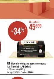 bloc de foie gras Labeyrie