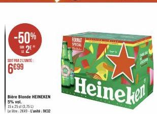 bière blonde Heineken