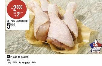 pilons de poulet 