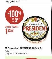 camembert Président