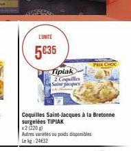 coquilles Saint-Jacques Tipiak