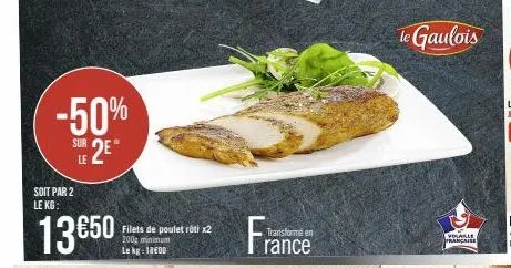 filets de poulet le gaulois