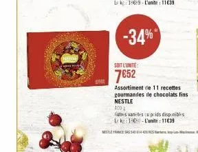 chocolats nestlé