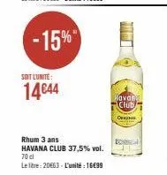 rhum havana club