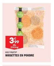 399  CO BNC  HOLY FRUITS  NOISETTES EN POUDRE 