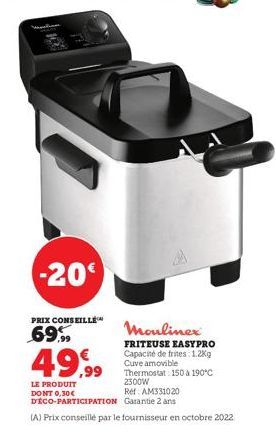 friteuse Moulinex