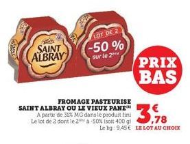 fromage Saint Albray