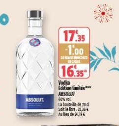 vodka Absolut