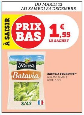 sachet Florette