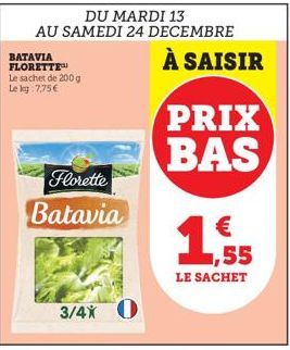 sachet Florette