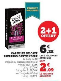 capsules de café Carte noire