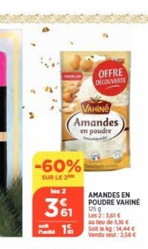 amandes Vahiné