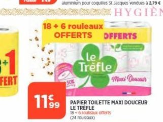 papier toilette Le Trèfle