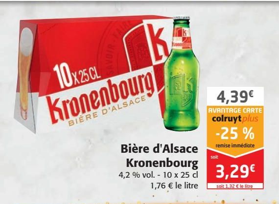 Bière d'Alsace Kronenbourg