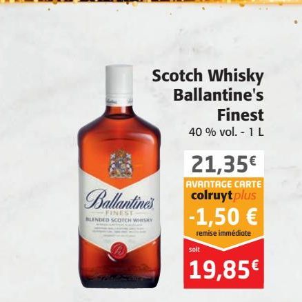 Scotch whisky Ballantine's Finest