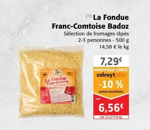 la fondue franc-comtoise badoz