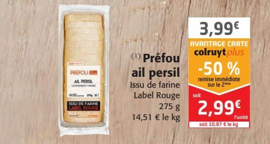 Préfou ail persil