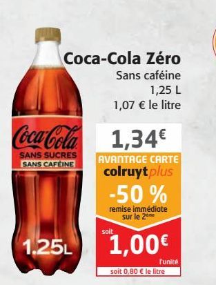 Coca-cola Zéro 