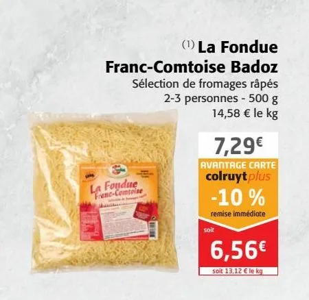 la fondue franc-comtoise badoz
