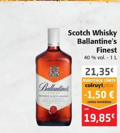 scotch whisky ballantine's