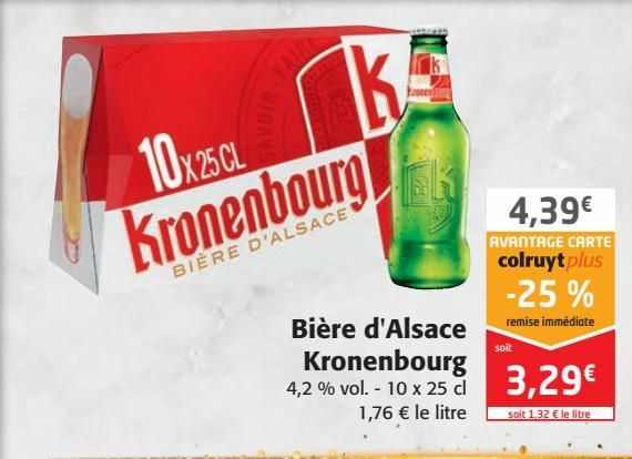 Bière d'Alsace Kronenbourg