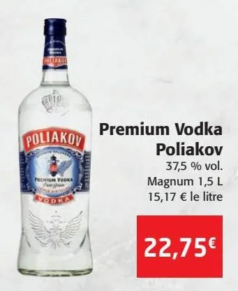 premium vodka poliakov