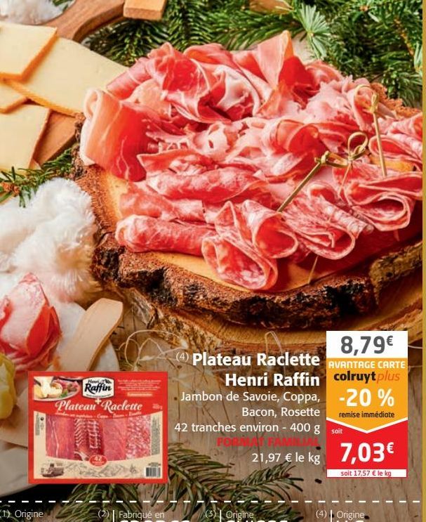 Plateau Raclette Henri Raffin