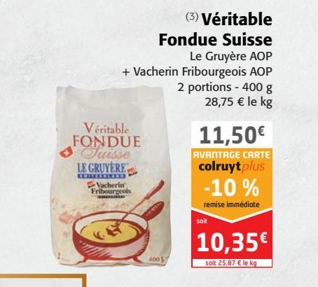 Véritable Fondue Suisse 