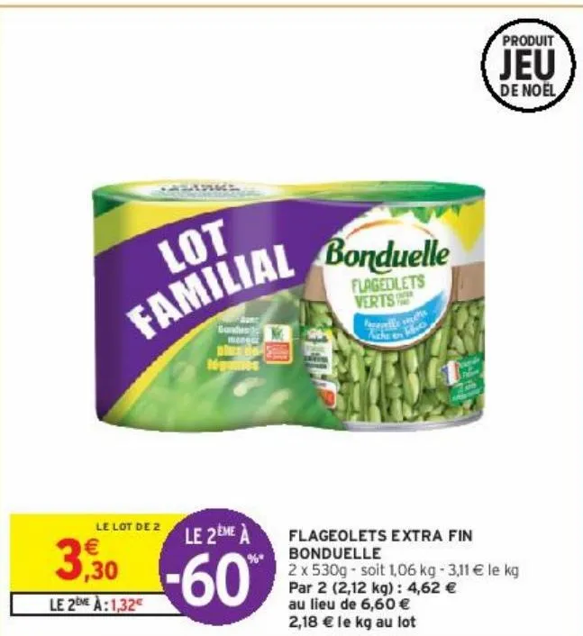 flageolets extra fin  bonduelle