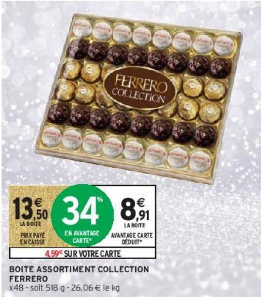 chocolats Ferrero Rocher