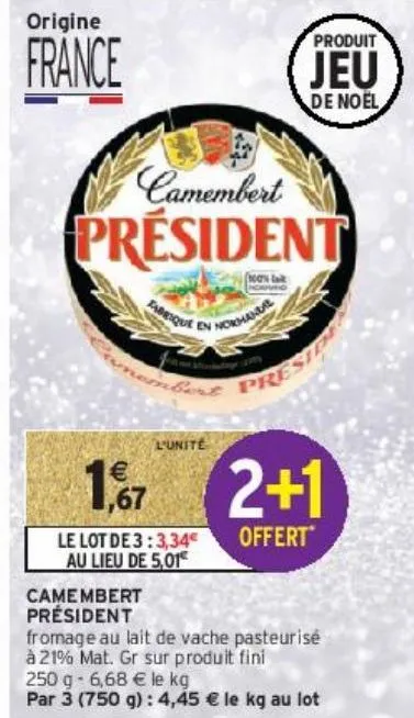 camembert  président