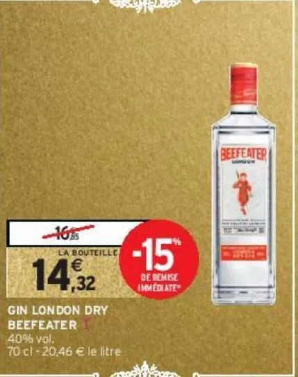 gin london dry beefeater